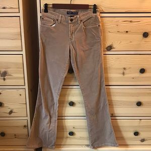 Abercrombie and Fitch Vintage Corduroy Khaki Flare Bootcut Pants